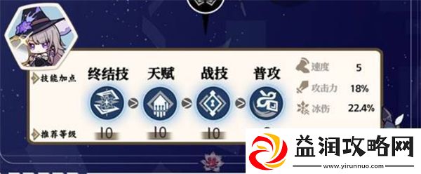 崩坏星穹铁道大黑塔技能加点推荐