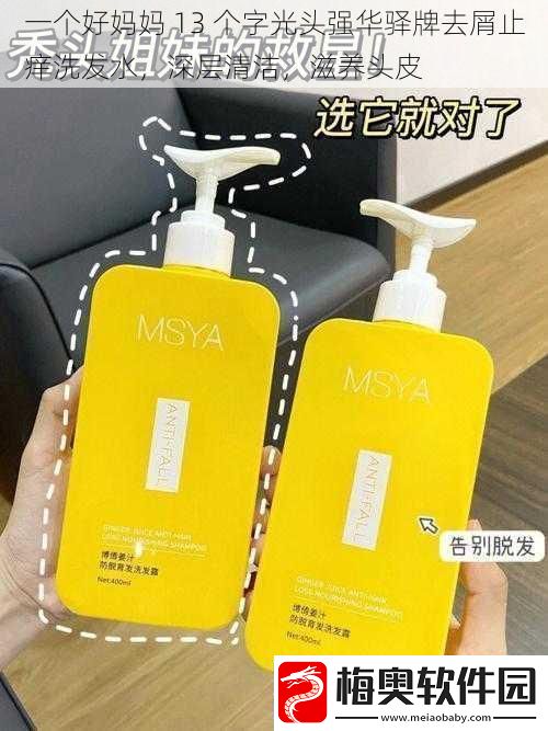 一个好妈妈-13-个字光头强华驿牌去屑止痒洗发水-深层清洁-滋养头皮