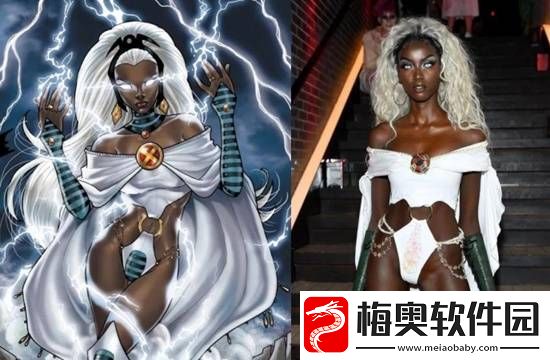 腿长比例惊人的黑珍珠美人