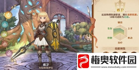 森之国度盾卫职业基本信息及技能一览