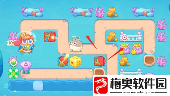 保卫萝卜4海之女第29关攻略
