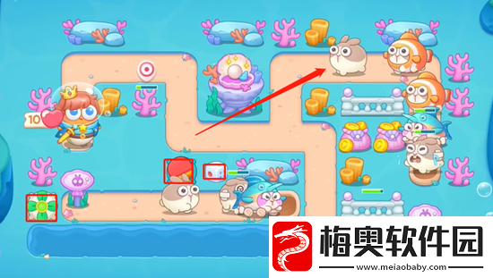 保卫萝卜4海之女第29关攻略